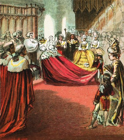 Coronation of George III by English School